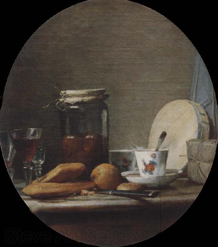 Jean Baptiste Simeon Chardin The pot with apricots